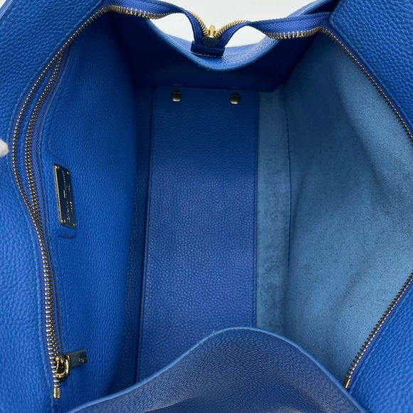 Authentic Salvatore Ferragamo Gancini blue Amy tote - Picture 16 of 17